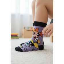Jiro Accessories Kız Çocuk Çorap - Powerpuff Girls