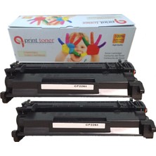 QPrint Hp CF226X 2'li Ekonomik Paket Garantili Uyumlu Toner M402 MFP426 LBP212 MF421 CRG052H Muadil Toner
