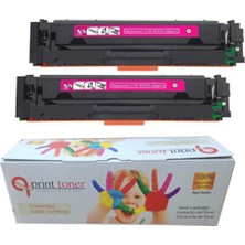 QPrint Hp Çipli 415A Kırmızı 2'li Ekonomik Paket Garantili Uyumlu Toner Mfp M479FDW M454DW Muadil Toner