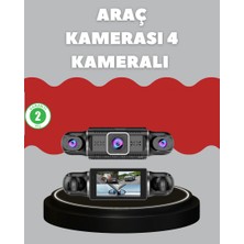 Zero Land Lvsqvr 4 Kameralı Araç Kayıt Cihazı Full Hd Park Izleme Gece Görüş