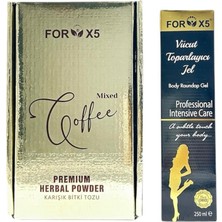 Forx5 Coffee Bitkisel Kahve Karışımı – Vücut Sıkılaştırıcı Bitkisel Jel