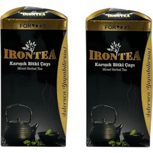 Forx5 Irontea Bitkisel Sindirim Destek Çayı-Kilo Kontrolüne Yardımcı-2’li Set