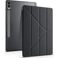 İlk El Grup Samsung Galaxy X610 Tab S9 Fe Plus 12.4 Kılıf Kalemlikli Mars Tablet Kılıfı - Siyah