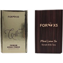 Forx5 Coffee Bitkisel Kahve Karışımı – Bitkisel Limon Aromalı Karışım