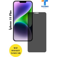 FoxPower Iphone 14 Plus Hayalet Cam Mat Nano Ekran Koruyucu Darbelere Karşı Dayanıklı Flexible Nano Cam Mat Alaşım Parmak Izi Bırakmayan Hayalet Nano Cam