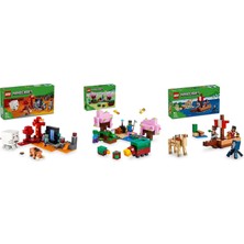 LEGO Minecraft Seti 68 (21255 + 21260 + 21259)