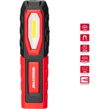 İzeltaş 600 Lm Cob LED Fener | 12 Saat Çalışma Süreli Güçlü Aydınlatma