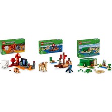 LEGO Minecraft Seti 63 (21255 + 21259 + 21254)