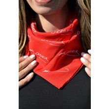 Herşey Nota 50 Adet Atatürk İmzalı Çok Amaçlı Bandana Fular Kırmızı Renk 50X50 (Okul, Etkinlik, Tören, Gösteri)