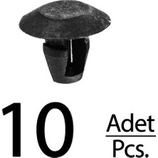 Alpha Auto Part Fiat Panda Strada Tempra Tipo Ducato Doblo Için Toz Fitili Klips - 10 Adet