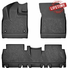 Rizline Premium Toyota Proace City 2019 Sonrası Havuzlu Paspas | Katlanabilir Ön Yolcu Koltuğu