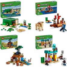 LEGO Minecraft Seti 168 (21254 + 21259 + 21269 + 21267)