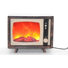 Hsc Bilişim Tv Tasarımlı Ledli Şömine Lamba