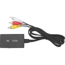 CoverZone Hdtv'den Hd'ye Dönüştürücü HDMI ile Rca Av/cvsb L/r Video 1080P ile Uyumlu (Hdtv To Av) | ZR1124