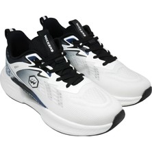 Wickers Waykon Beyaz-Siyah Bağcıklı Sneaker Günlük Spor Ayakkabı