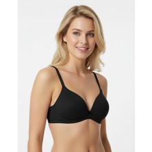 Bonbon Kadın Balensiz Pamuklu Beyaz Renk Soft Bra Sütyen BB2102