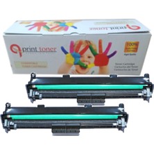 QPrint Hp 19A CF219A 2'li Ekonomik Paket Garantili Uyumlu Drum Ünitesi M130FW M130FN M130A M102W M102A