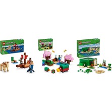 LEGO Minecraft Seti 115 (21259 + 21260 + 21254)