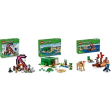 LEGO Minecraft Seti 105 (21277 + 21254 + 21259)