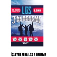 İşleyen Zeka Yayınları Işleyen Zeka Lgs 3 Deneme
