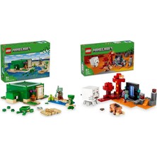 LEGO Minecraft Seti 55 (21254 + 21255)