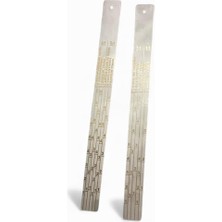 Hasdener Boya Ölçüm Cetveli Metal 2:1 1:1 4:1 5:1 (1ADET)