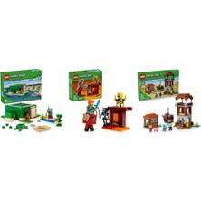 LEGO Minecraft Seti 135 (21254 + 21266 + 21278)