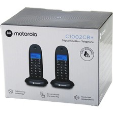 Timion 2pcs Siyah Dijital Kablosuz - Telsiz Telefon Arayan No Görme 50 Hafıza C-1002CB (5148)