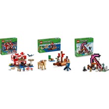 LEGO Minecraft Seti 98 (21270 + 21259 + 21277)