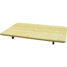 Go İthalat Ahşap Bambu Kesme Tahtası Kesim Panosu  Ayaklı Sofra  40X60X7CM (5273)