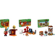 LEGO Minecraft Seti 101 (21266 + 21255 + 21278)