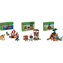 LEGO Minecraft Seti 134 (21259 + 21278 + 21269)