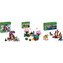 LEGO Minecraft Seti 80 (21277 + 21260 + 21259)