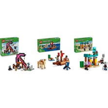 LEGO Minecraft Seti 119 (21277 + 21259 + 21267)