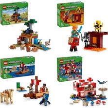 LEGO Minecraft Seti 206 (21269 + 21266 + 21259 + 21270)
