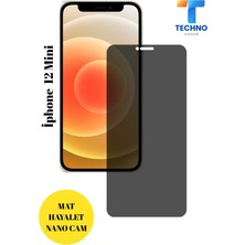 FoxPower Iphone 12 Mini Hayalet Cam Mat Nano Ekran Koruyucu Darbelere Karşı Dayanıklı Flexible Nano Cam Mat Alaşım Parmak Izi Bırakmayan Hayalet Nano Cam