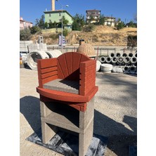 Barbekü Gross 70 Lik Hazır Beton Barbekü Piknik Model