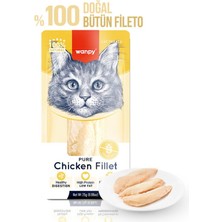 Wanpy %100 Doğal Bütün Tavuk Fileto Kedi Ödül Maması 25 gr