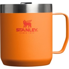 Stanley The Legendary Camp Mug Kapaklı Termos Bardak 0.35L  12OZ - Goldenrod Coral