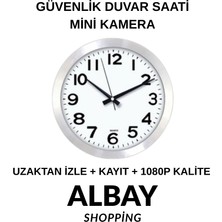 Duvar Saati  Cam Wıfı'lı 4K 1080P Full Hd Uzaktan Sınırsız Izleme Ip Saat Gizli Cam