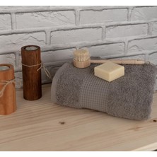 Baveno Home Pamuklu Yumuşak Waffle Bordürlü Renkli 60X110 cm El Yüz Havlusu Baveno