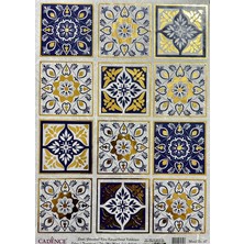 Hayal Sanat Cadence Varak Koleksiyonu Pirinç Dekopaj Kağıdı Model No 47