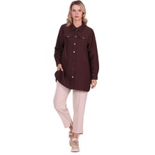 Invee Kapitone Kahve Ceket 6827