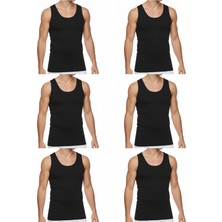 Süsen Lingerie 6 Adet Erkek Penye Atlet, Günlük Kaliteli Erkek Penye Atlet
