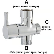 FAWER Faucet & Shower KROM Robot Duş Seti Yönlendirici Musluk Pirinç