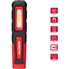 İzeltaş 200 Lümen Cob LED Çalışma Lambası - Cep Tipi Profesyonel Aydınlatma