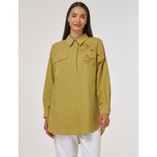 Kayra Kapak Cepli Pamuklu Bluz 71023