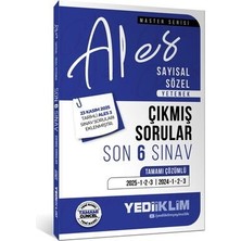 Anla Kazan Yayınları Yediiklim  2026 Ales Sayısal Sözel Yetenek Tamamı Çözümlü Son 6 Sınav Çıkmış Sorular (23 Kasım 2025 Ales-3 Ekli)