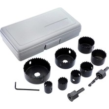 Hsc Bilişim 11 Parça Panç Seti Ağaç Kesme Testere Matkap Ucu Takımı Alçıpan Tavan Kesme