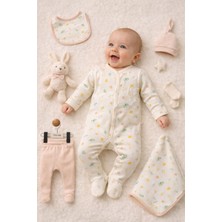 Ozz Baby Yeni Doğan Kız Bebek 0-3 Ay Hastane Çıkışı 10 'lu Zıbın Seti ;alt Üst Takım ,tulum ve Badili